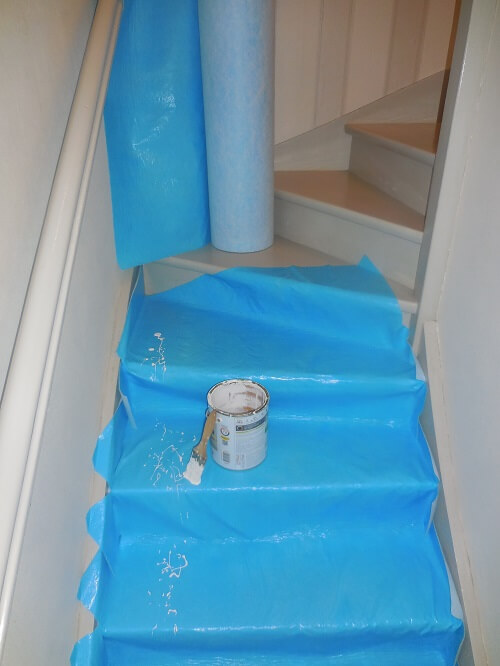 Protection escaliers bois - sol parquet carrelage